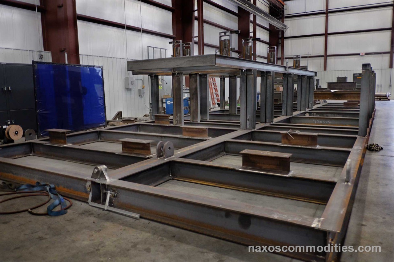 Skids, platforms and support steel